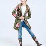 Joules peony parka