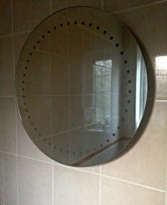 pebble grey mirror