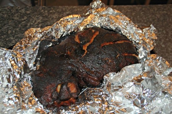 Pulled Pork - After Grilling