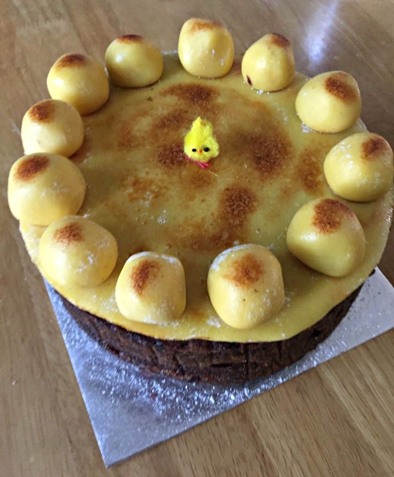 dairy free easter simnel cake