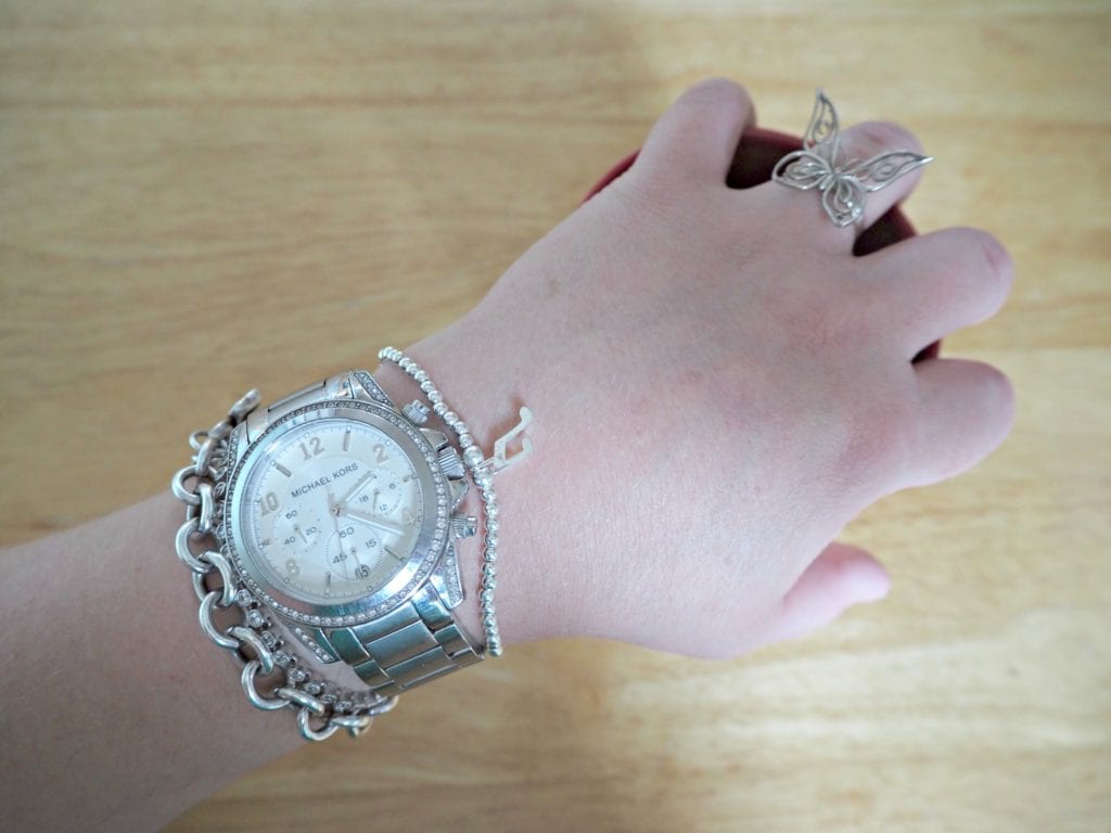 ChloBo Jewellery Review - stack with ring