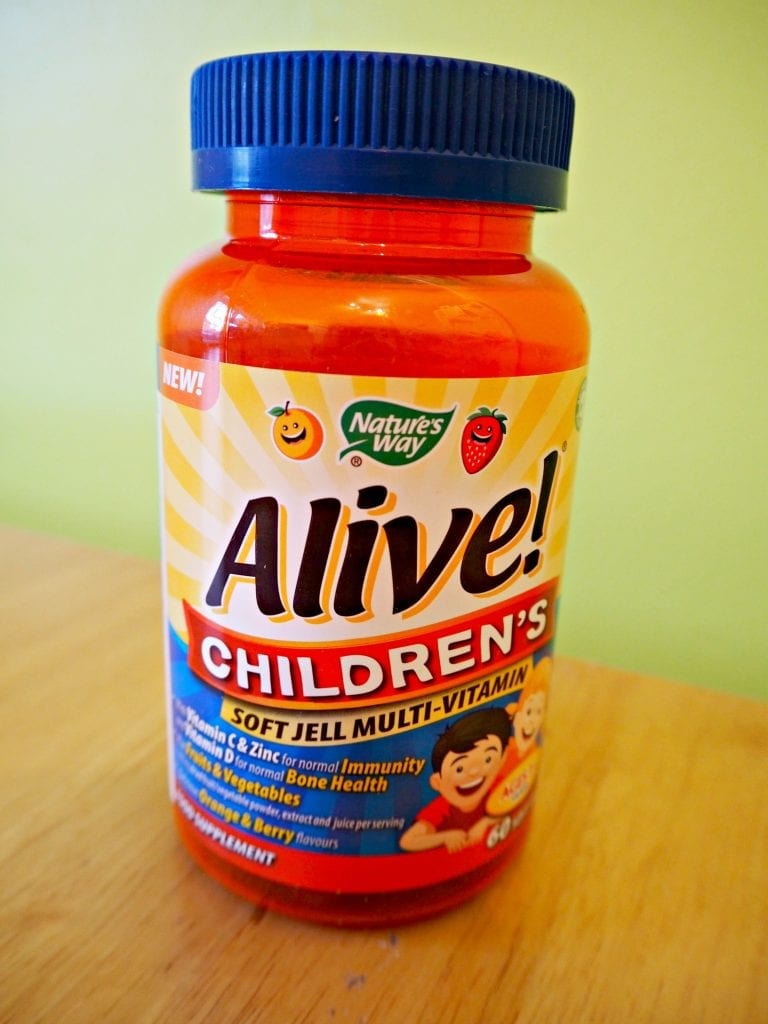 Alive-Childrens-multi-vitamins-soft-jells-bottle