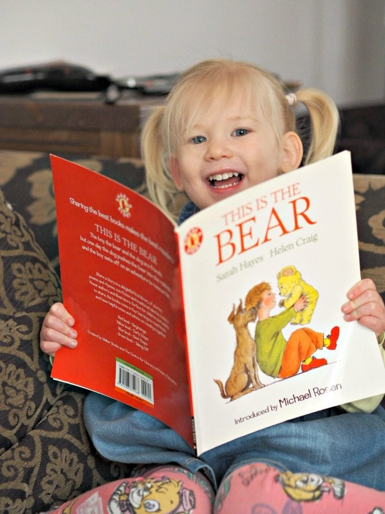 Aria reading This is the Bear