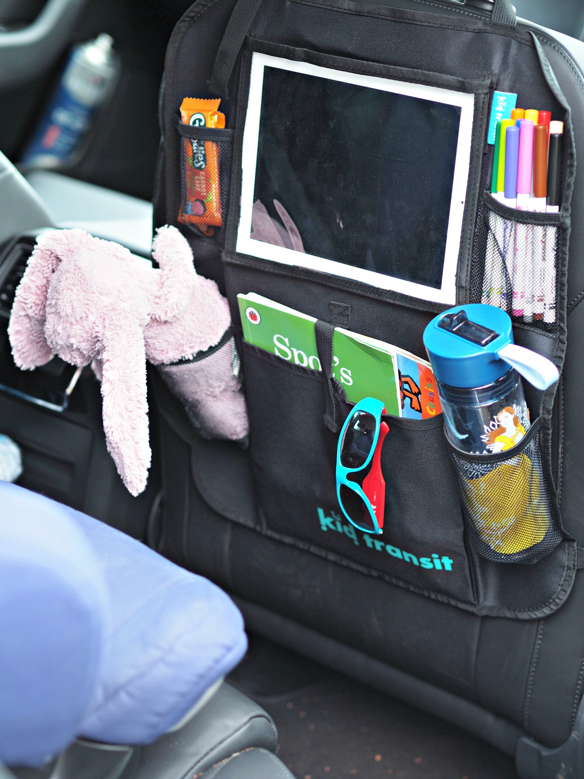 REVIEW Kid Transit Car Organiser with iPad Holder Two Fab