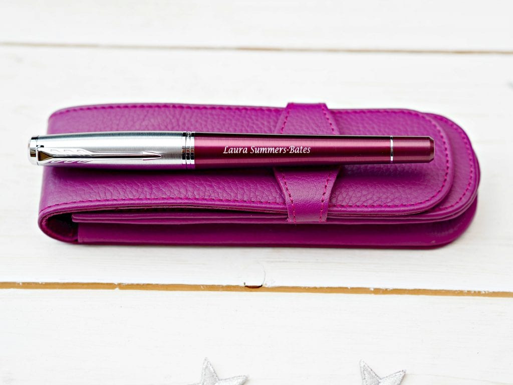  Parker Urban Premium Roller Ball Pen - on case