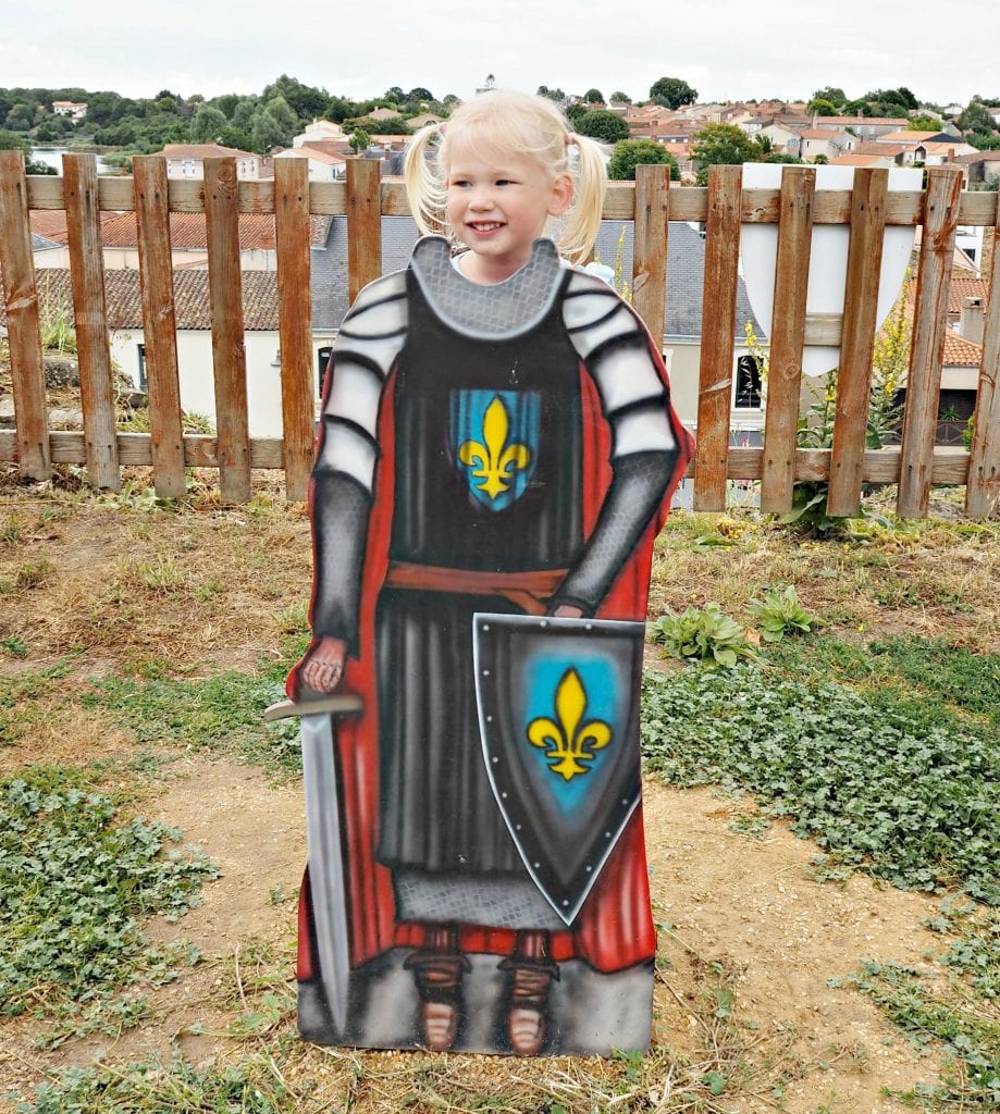 Our French Holiday Highlights - June 2017 - Aria as a Knight