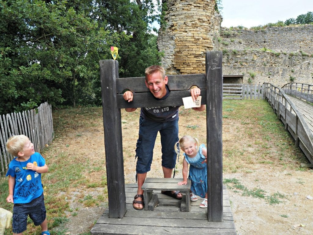 Our French Holiday Highlights - June 2017 - Daddy in the stocks