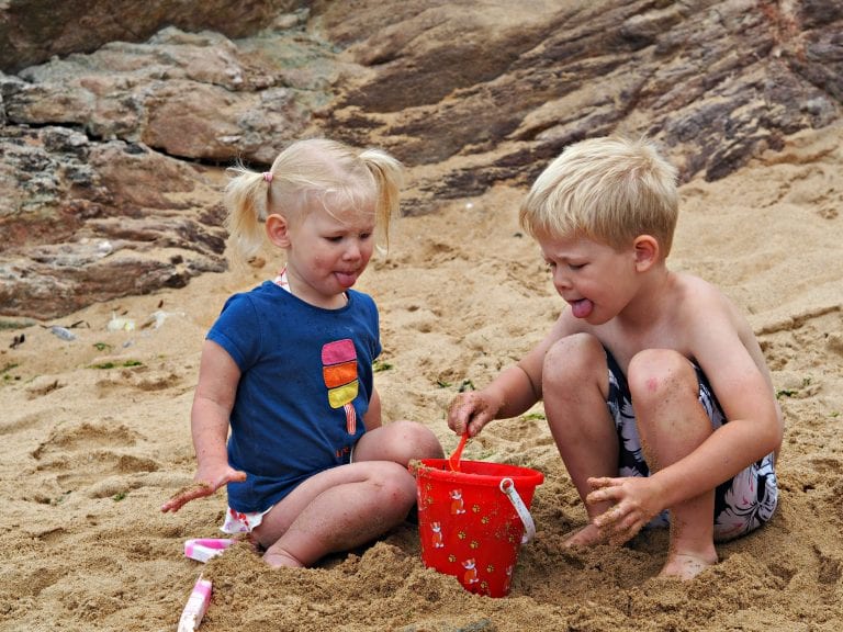 Our French Holiday Highlights - June 2017 - Making potions on the beach