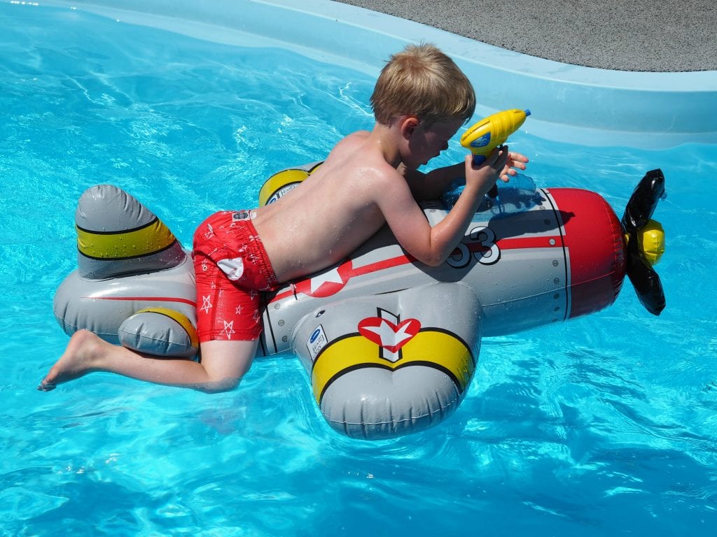 Our French Holiday Highlights - June 2017 - logan on floating plane