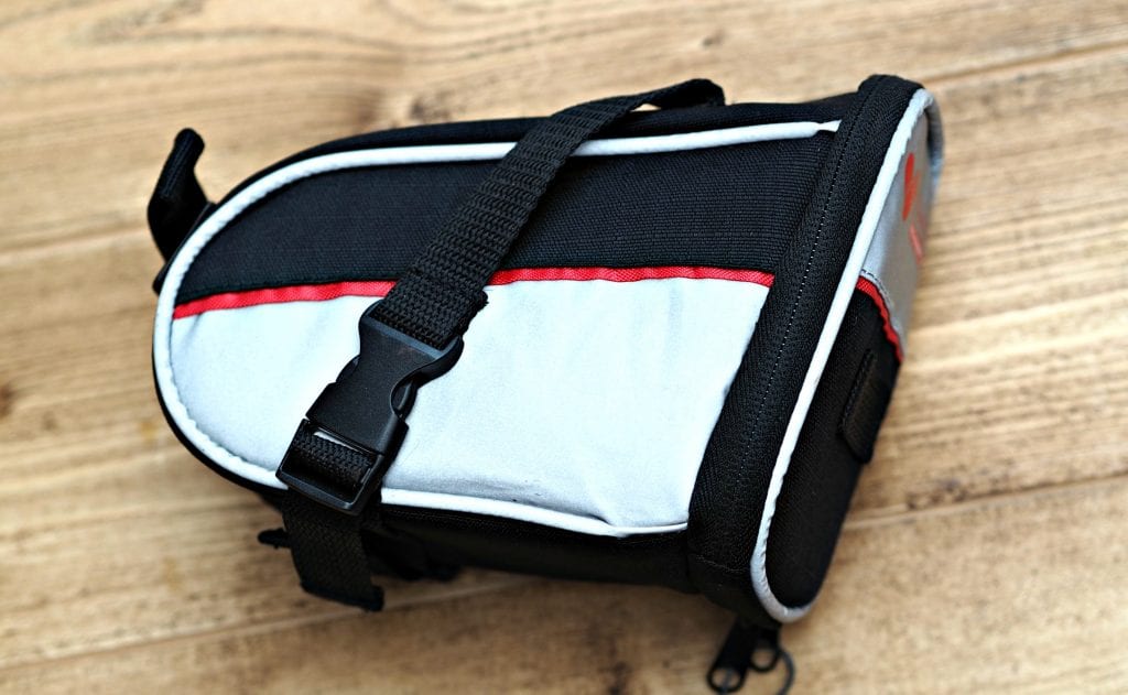  SJ Works Bike First Aid Kit Review - saddle pouch first aid kit