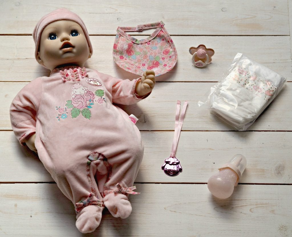  Baby Annabell Interactive Doll Review - items included