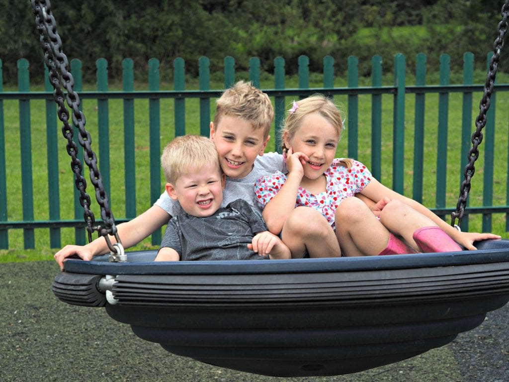 Things We Did This Summer Holidays - 2017 - with cousins on the swings