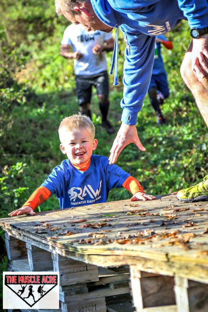 Muscle Acre Mud Slog November 2017 Review - Logan going over obstacles