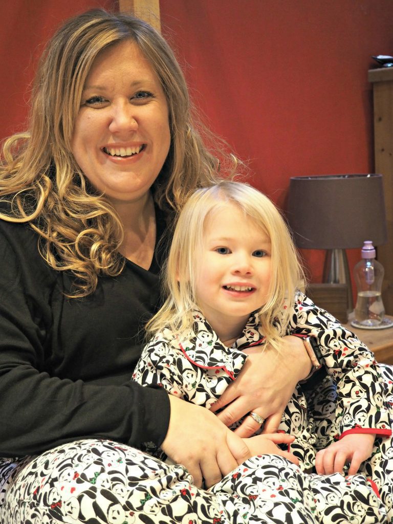 Getting Cosy this Christmas with Cyberjammies - Aria and I