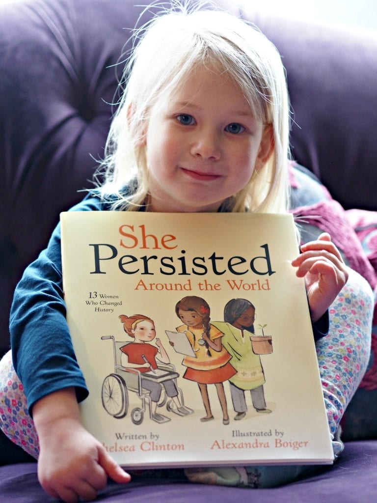 CHILDREN'S BOOK REVIEW She Persisted Around the World - Aria with book