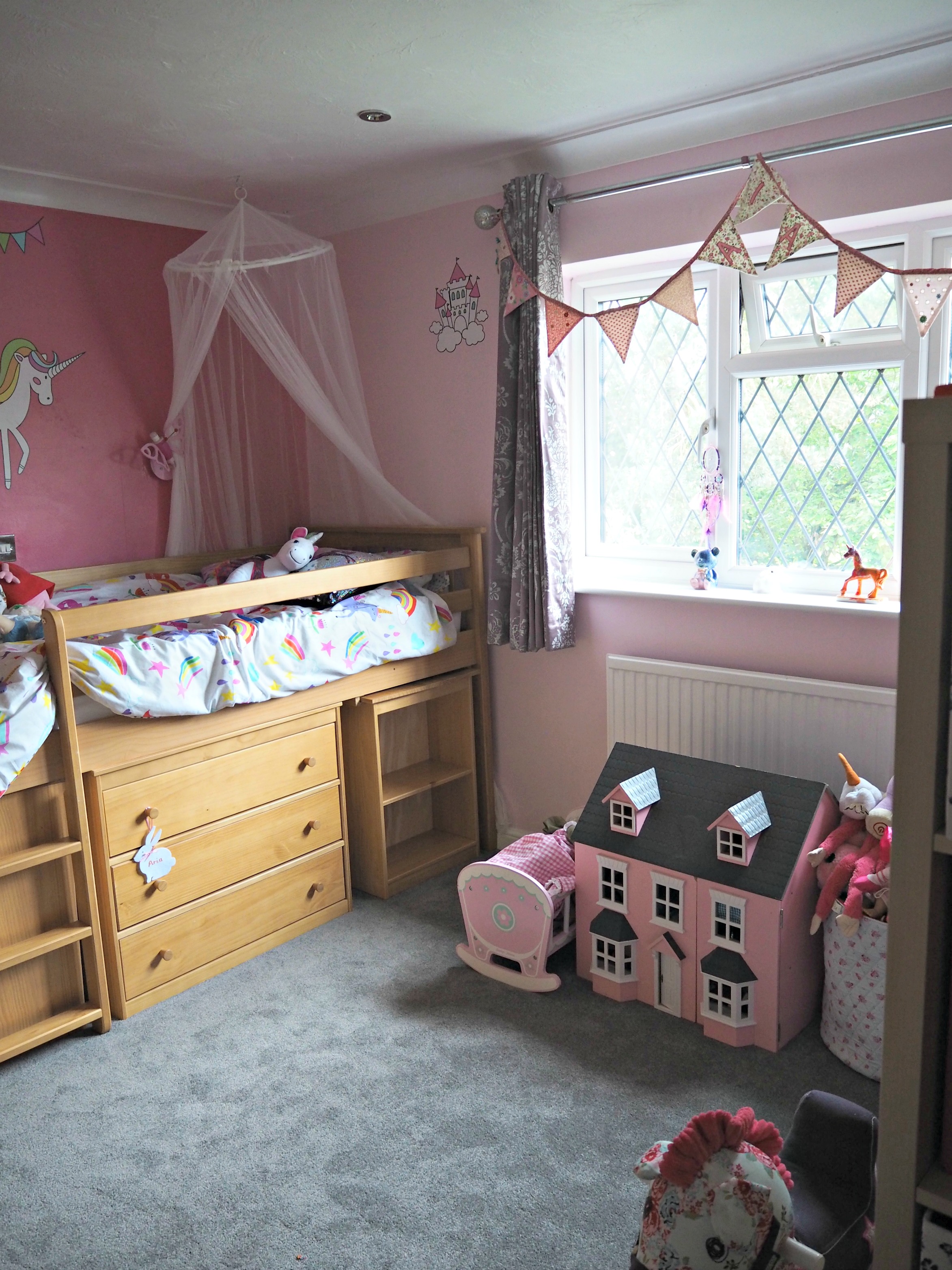 Aria's Bedroom Makeover with Stickerscape - Aria after photo 1