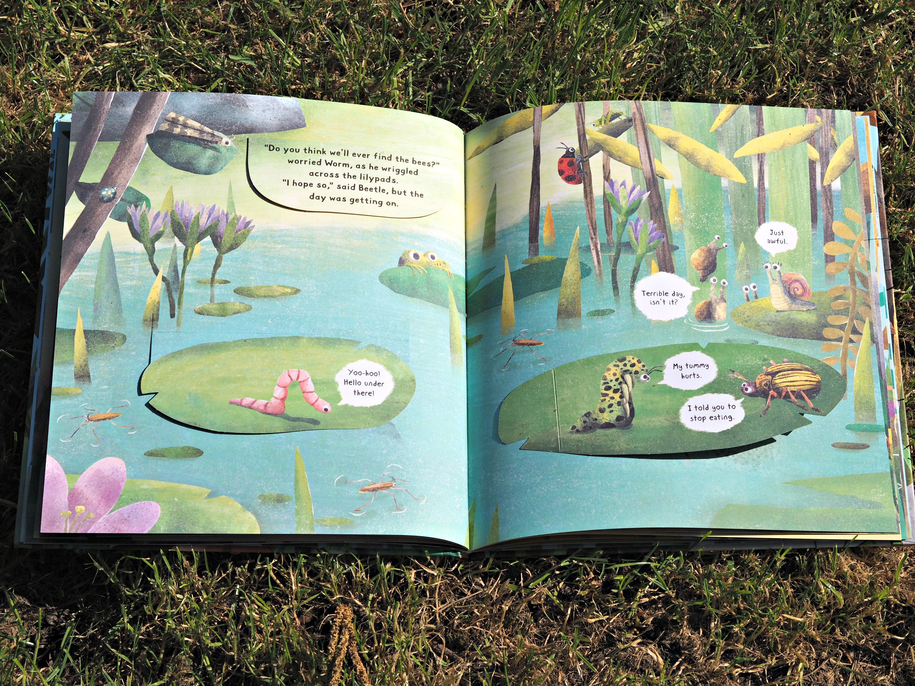 CHILDREN'S BOOK REVIEW When the Bees Buzzed Off - inside 2