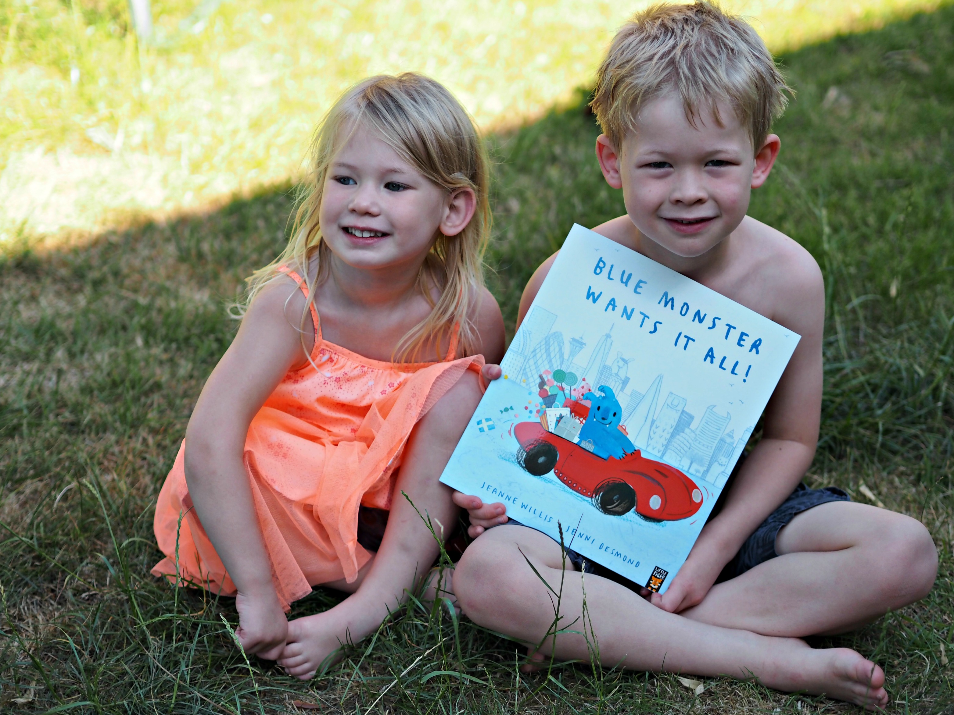CHILDREN'S BOOK REVIEW Blue Monster Wants It All