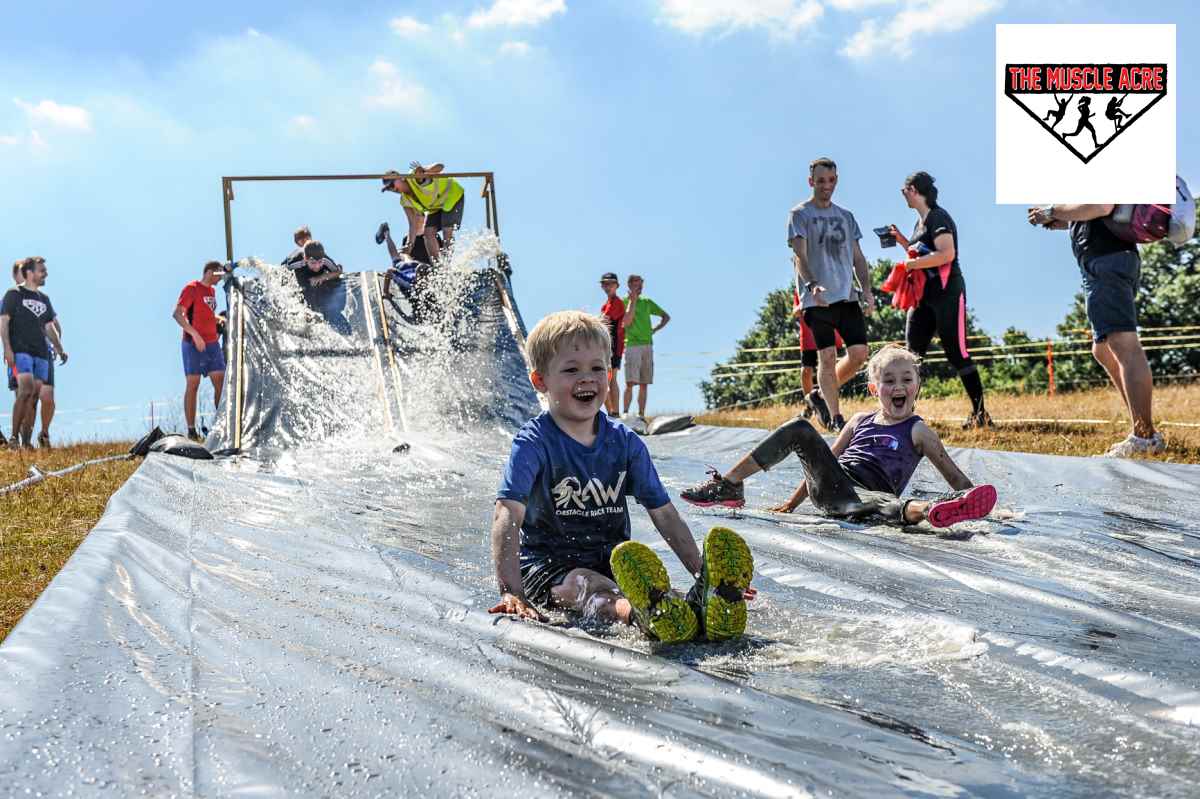 Muscle Acre Summer Madness 2018 Review - Logan waterslide