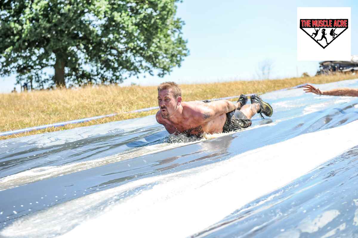 Muscle Acre Summer Madness 2018 Review - Ben waterslide