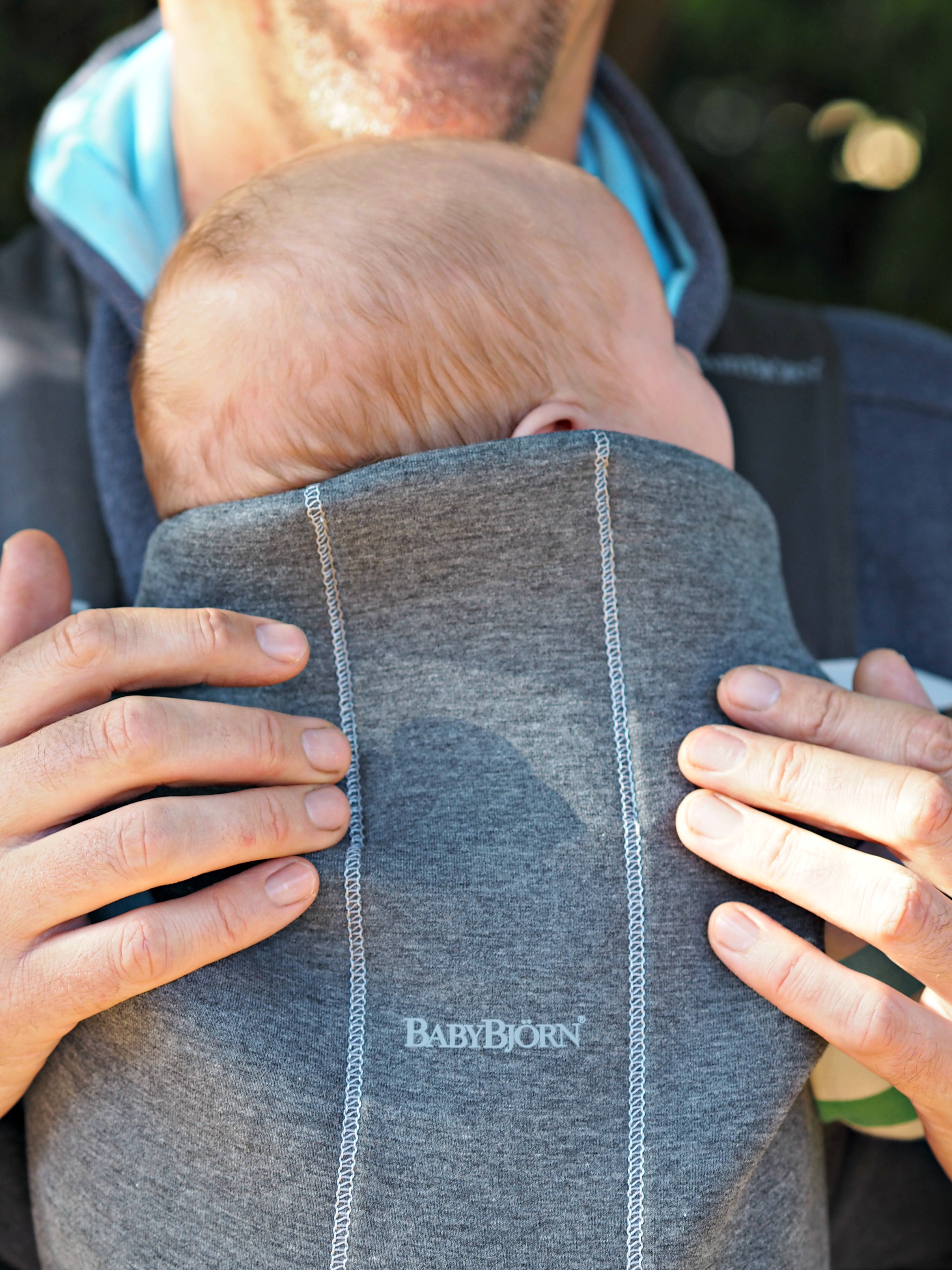 Baby Bjorn Baby Carrier Mini Review - close up