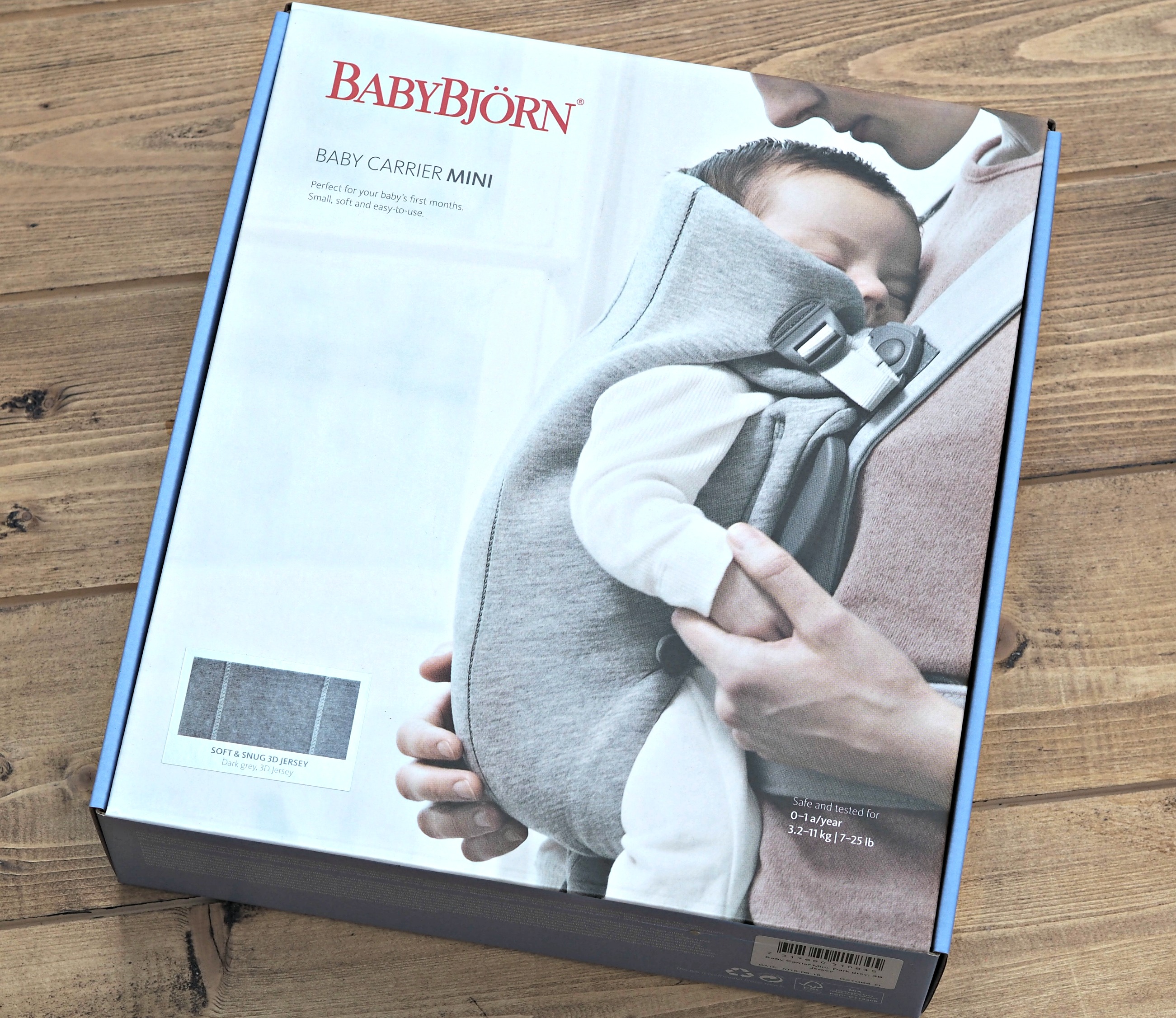 Baby Bjorn Baby Carrier Mini Review - in box