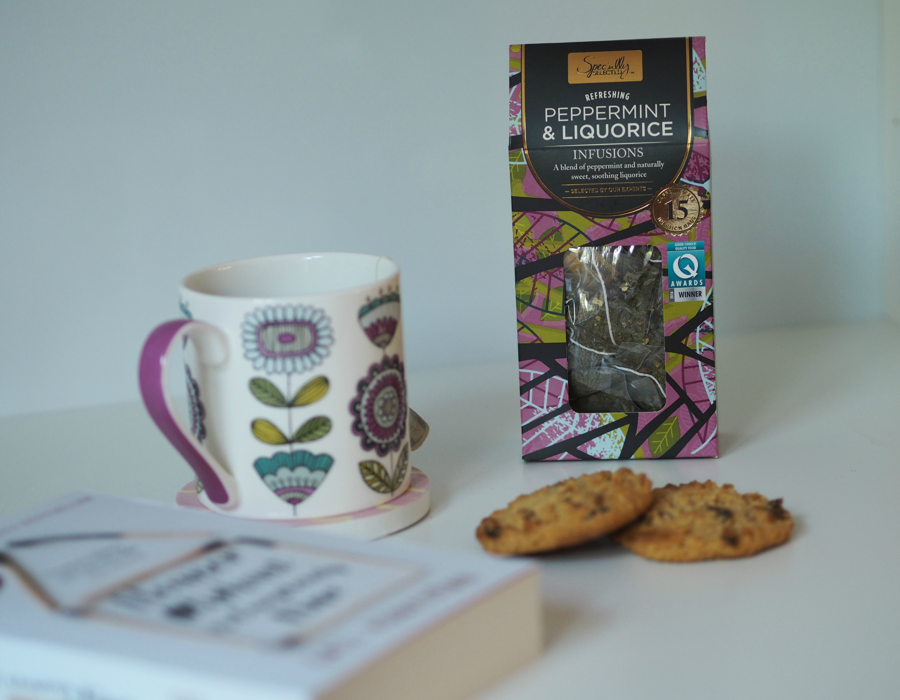 Making Time for Me after the Summer Holidays with Aldi - tea and biscuits