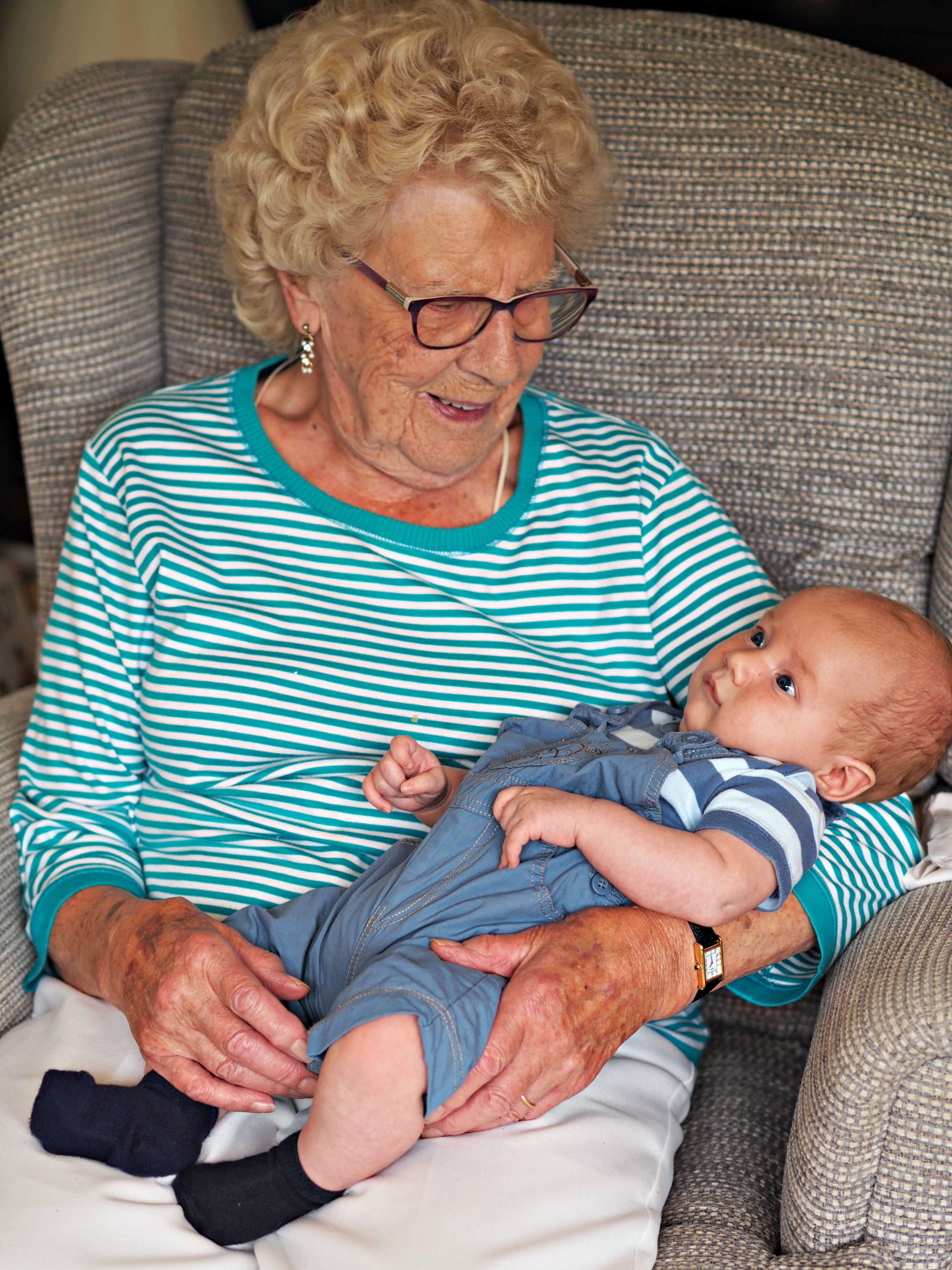 Things We Did Summer Holidays - 2018 - Bo with Great Grandma