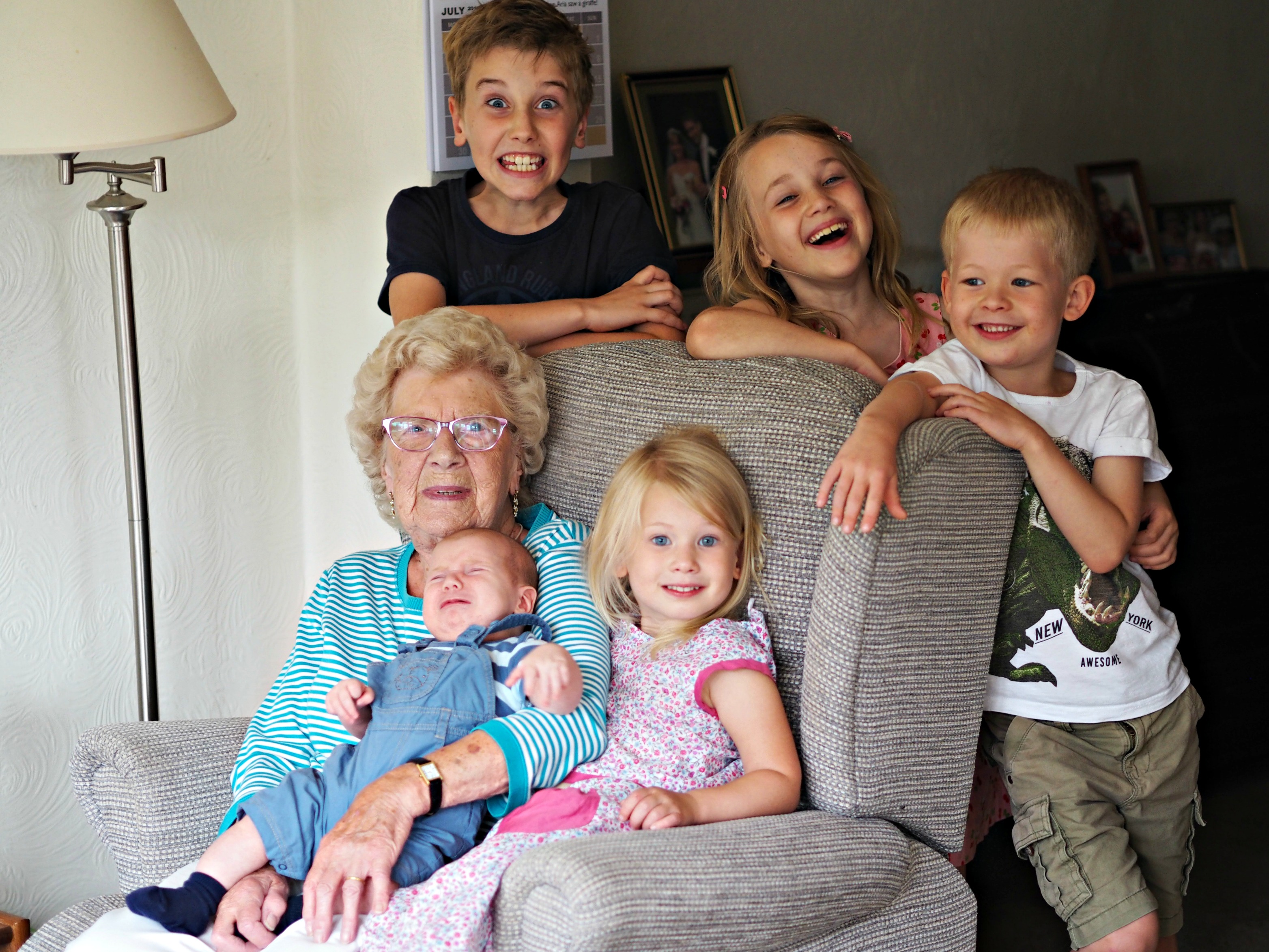 Things We Did Summer Holidays - 2018 - Cousins and Great Grandma