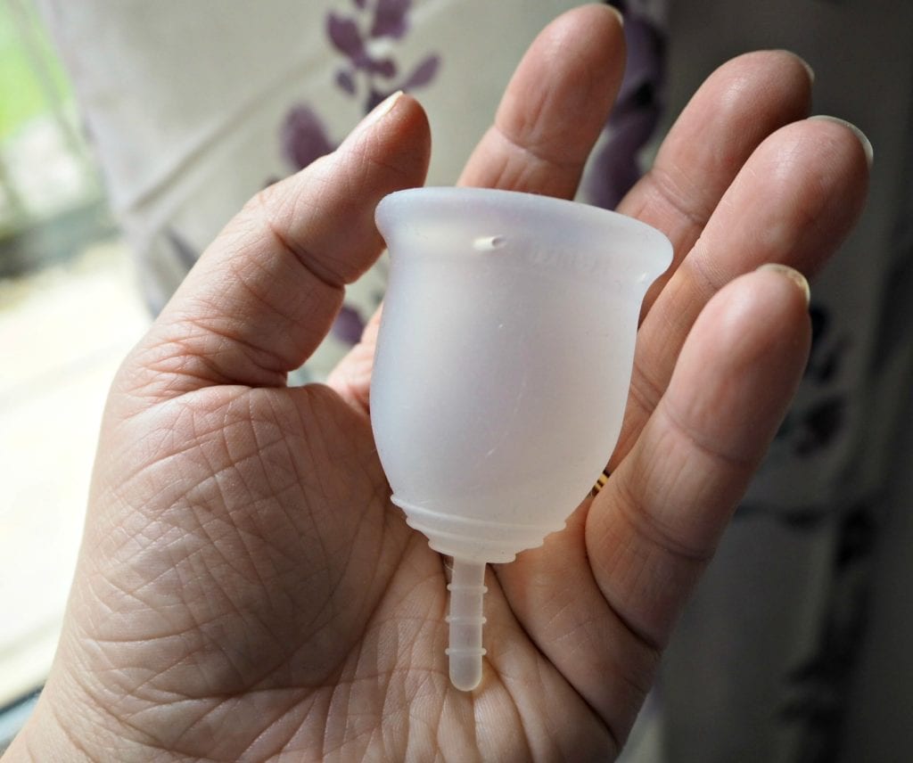Size of a menstrual cup