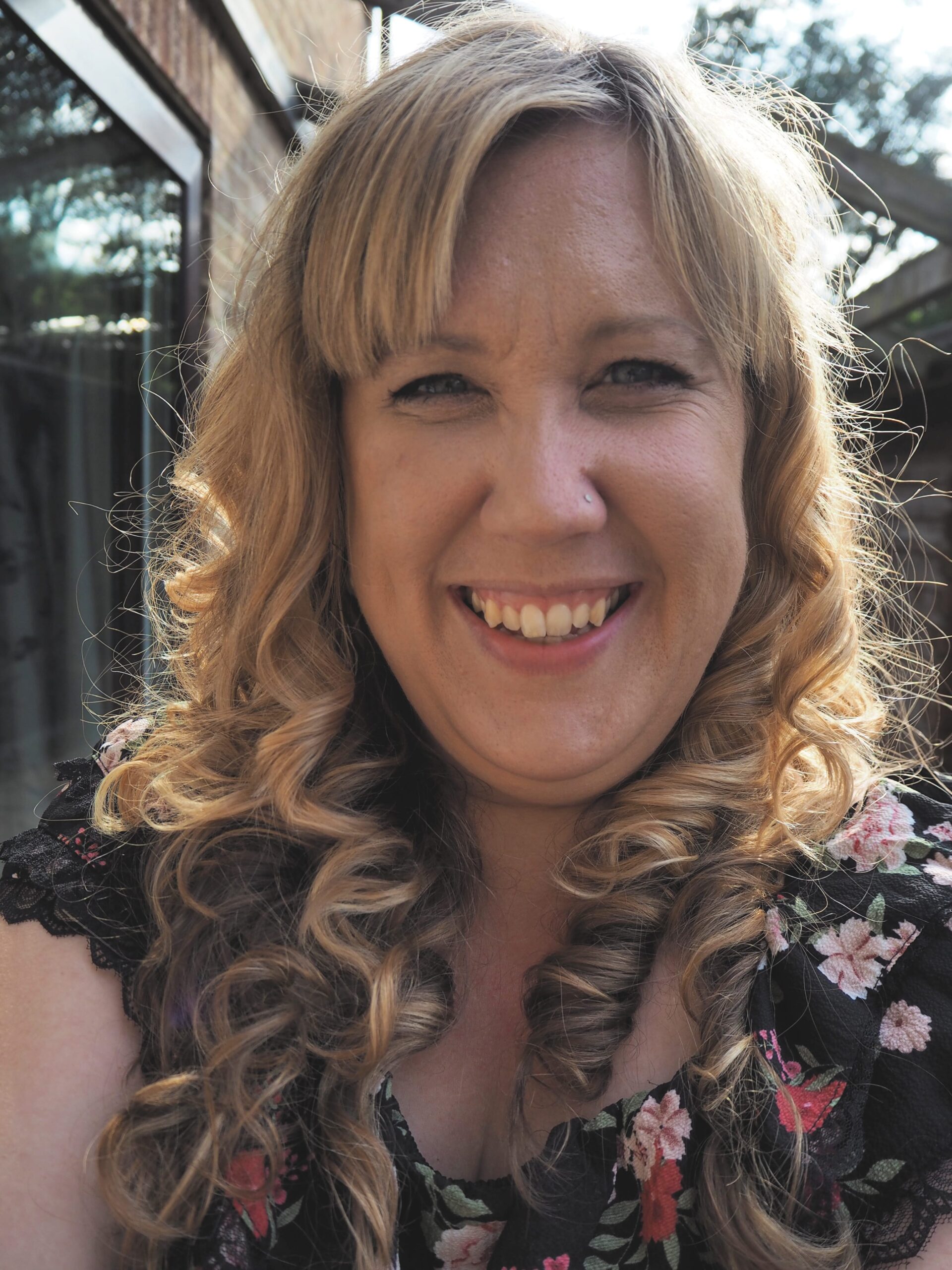 I'm A Finalist in the BritMums Brilliance in Blogging Awards - picture of me