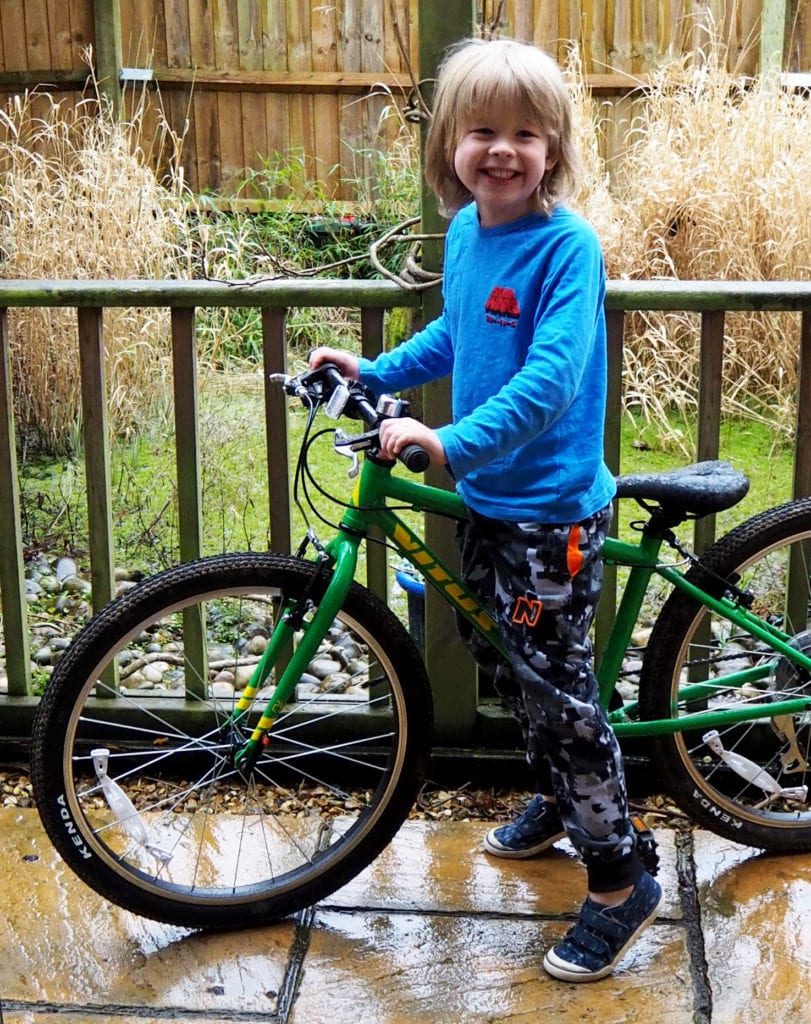 Logan on his bike a Vitus 24