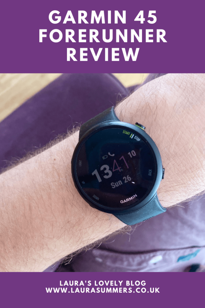 Garmin 45 Forerunner Review. A review of the Garmin 45 Forerunner fitness watch. It's pros and cons and how it compares after years of wearing the Fenix.