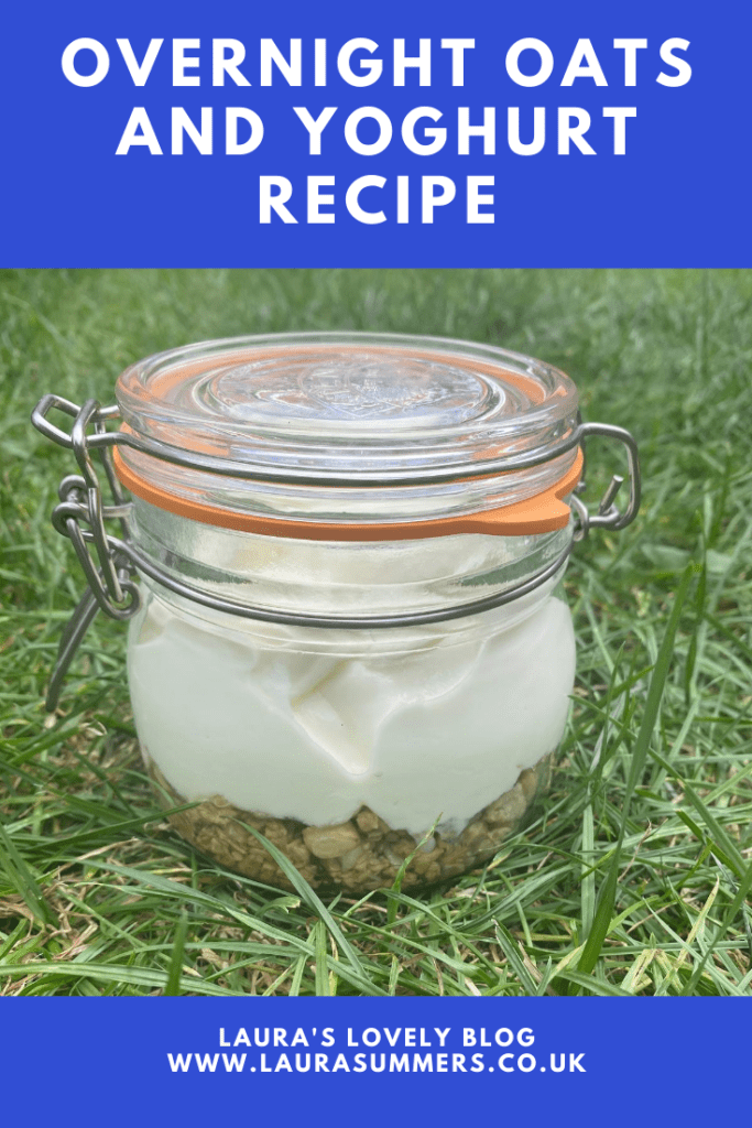 Overnight Oats and Yoghurt Recipe. A easy to use overnight oats recipe to use with homemade yoghurt, granola and fruit.