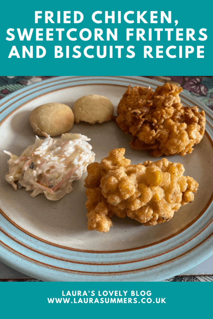 How to Make a Fried Chicken Feast. How to make fried chicken, sweetcorn fritters and American biscuits. Easy to follow recipes. Scrummy comfort food for the whole family.