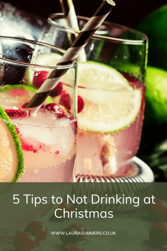 5 Tips to Not Drinking at Christmas. If you've recently given up drinking here my tips on not drinking alcohol during the holidays