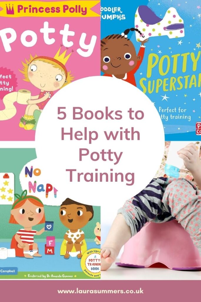 5 Books to Help with Potty Training. From experience books really help with potty training. Here are 5 books to help your little one with potty training. As well as from potty to toilet.