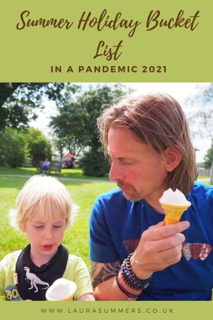 Summer Holiday Bucket List In A Pandemic 2021. A list of the things we want to do this summer taking the pandemic into consideration.