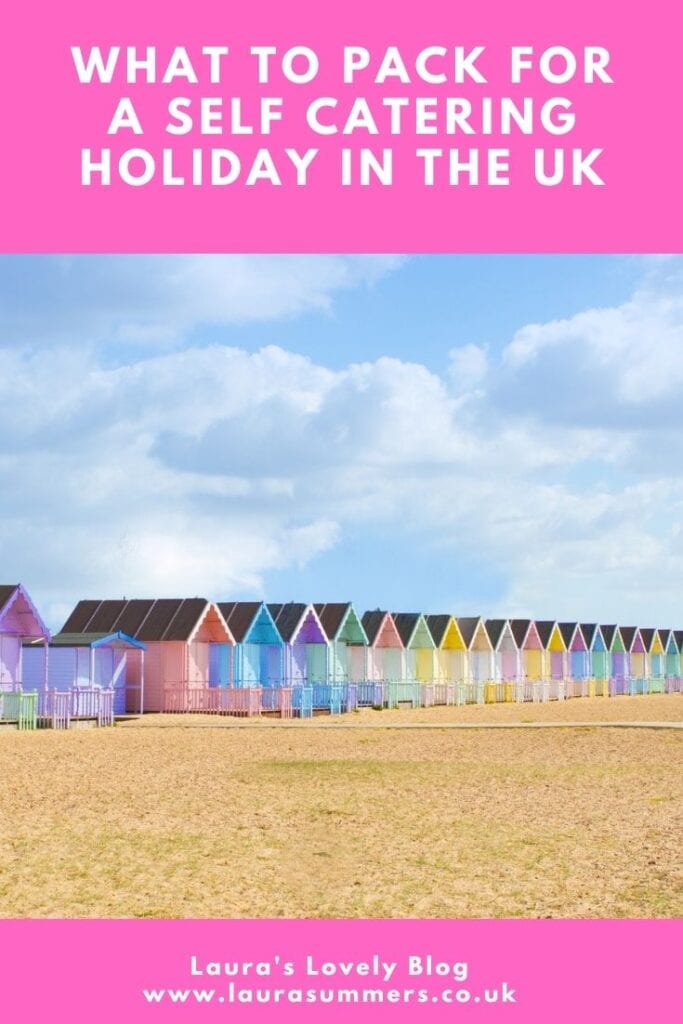 What To Pack For A Self Catering Holiday In The UK. If you're going on holiday in the UK there are quite a lot of things to think of with the changeable weather. Here are a few of my suggestions. 