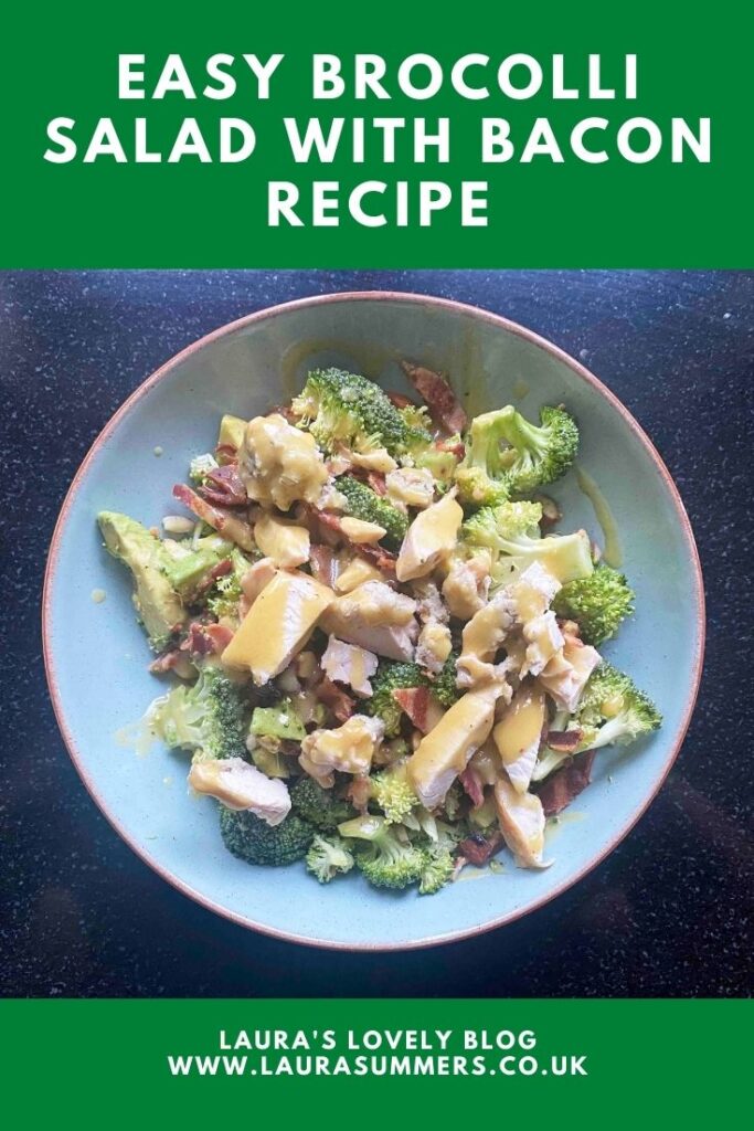 Easy Broccoli Salad With Bacon Recipe. An easy to make salad with broccoli, almonds and a honey mustard dressing.