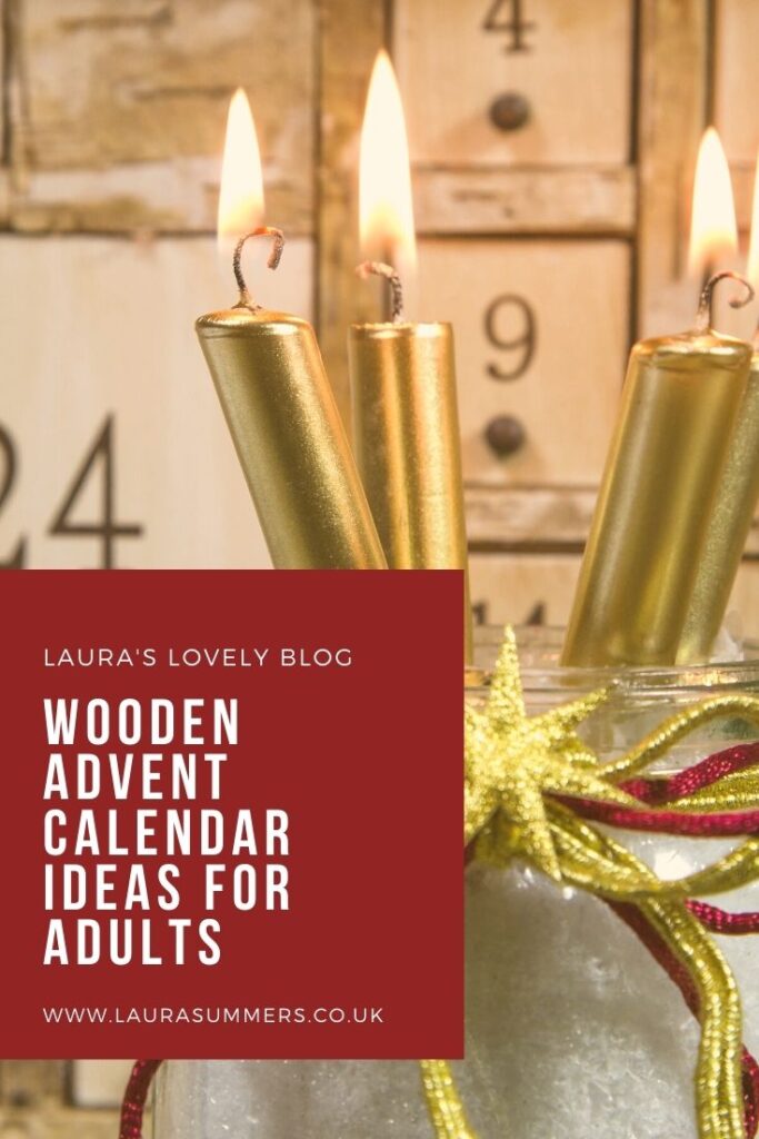 Wooden Advent Calendar Ideas For Adults. With Christmas coming if you have a wooden advent calendar but need some ideas of what to put in one for an adult. Here are some ideas to help you out. 