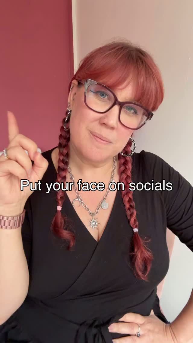 I will say this over and out over and over. Put. Your. Face. On. Socials. 

People want to get to know you! Your face is lovely I promise. We always focus on the bits we hate, but next time when you see a photo or video of yourself instead look for the bits you love. 

It will have such a huge and positive impact on your marketing. 

Talk to me, what holds you back?
 
#socialmediamarketing #smallbusinessmarketing #marketingtips #socialmediaexpert #socialmediatip